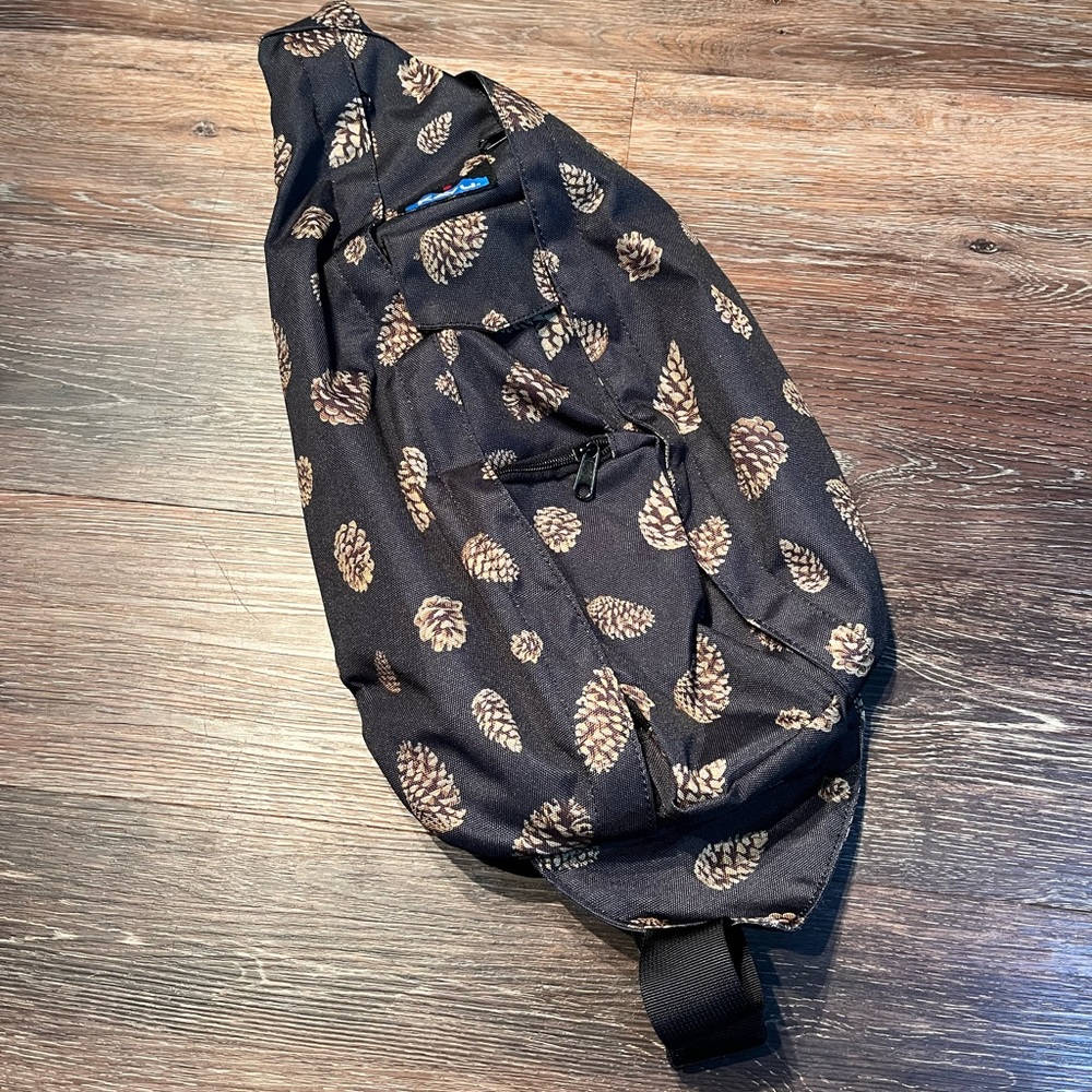 Kavu Sling Bag Pinecone Pattern